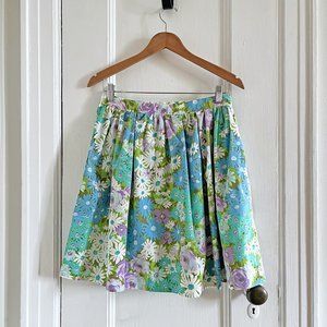Vintage Handmade Floral Skirt